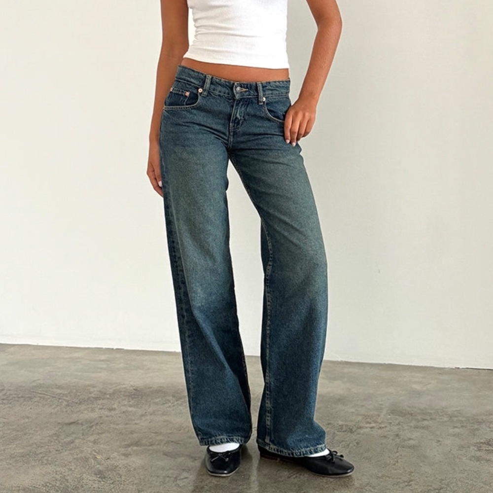MOTEL Low Rise Parallel Jeans (NWT)